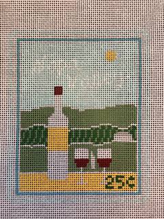 Napa Valley Travel Stamp by Stitch Style Needlepoint (thumbnail)
