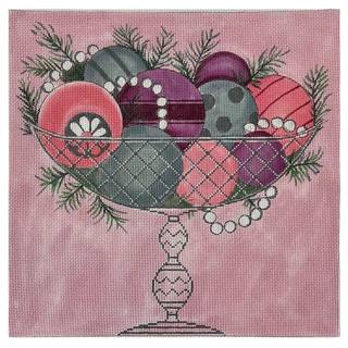 Ornaments in Crystal Dish by Alice Peterson (thumbnail)