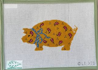 Gold pig by Cooper Oaks Designs (thumbnail)