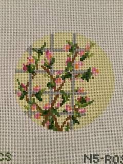 Climbing Roses Round by Elizabeth Crane Swartz (thumbnail)