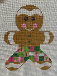 Preppy Gingerbread Boy by Rachel Donley (thumbnail)