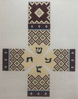 Diamonds Dreidel EP1911 by Liz Goodrick-Dillon (Tapestry Tent, via Susan Roberts) (thumbnail)