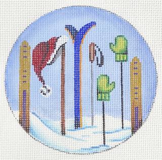 skis, hats, gloves by Patti Mann (thumbnail)