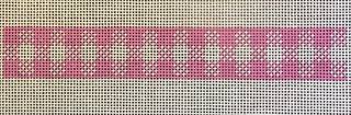 Woven Gingham Key Fob Plum by Little Stitches Needlework (thumbnail)