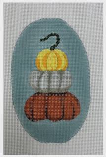 Pumpkin Stack Canvas by Madeleine Elizabeth (thumbnail)