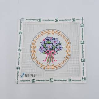 Pride and Prejudice Posey Canvas by Stitch Style Needlepoint (thumbnail)