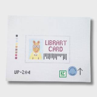 Aardvark Library Card Canvas by Atlantic Blue Canvas (thumbnail)