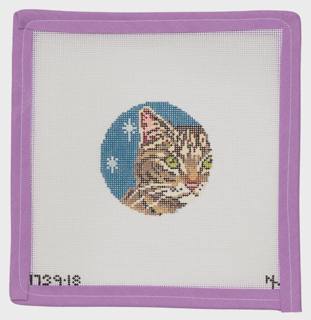 Brown Tabby Cat by Needle Crossings (thumbnail)