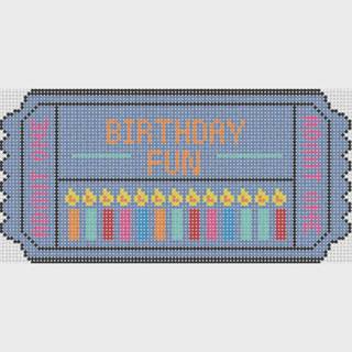 Kate Irby K344 Ticket Birthday Fun by The Collection of Designs (thumbnail)