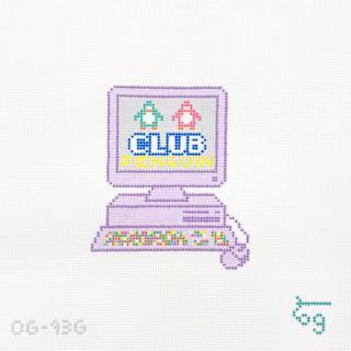 Nostalgia Desktop Club Penguin by Olivia Grace Needlepoint (thumbnail)
