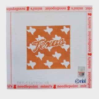 Texas 4 inch Sqaure by Needlepoint by Laura (thumbnail)
