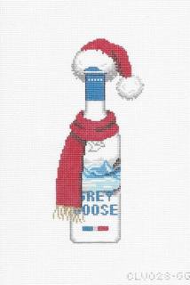CLV028-GG Santa Hat Goose by C'ate La Vie (thumbnail)