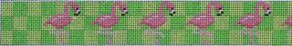Flamingo Belt by Two Sisters Needlepoint (thumbnail)