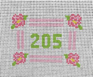 205 Camelia Area Code Goodpoint by Goodpoint Needlepoint (thumbnail)