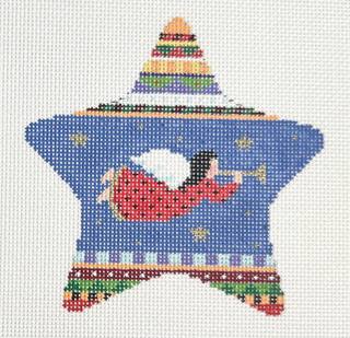 flying angel star by Susan Roberts Needlepoint (thumbnail)