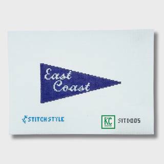 East Coast Pennant Canvas by Stitch Style Needlepoint (thumbnail)