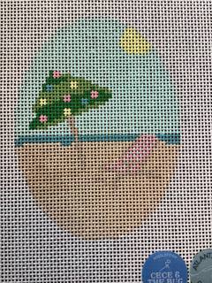 Coastal Christmas Beach by Atlantic Blue Canvas (thumbnail)