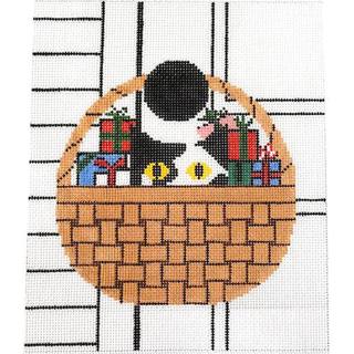 Baskit Kat with Presents by Charley Harper (Art Studio) (thumbnail)