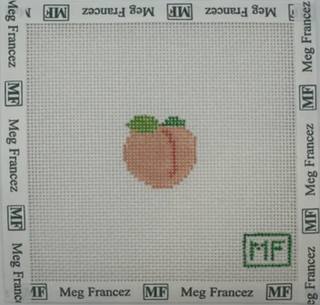 Peach Mini Canvas by Meg Francez (thumbnail)