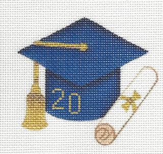 Graduation Cap - Navy Blue with Year by Burnett and Bradley (thumbnail)