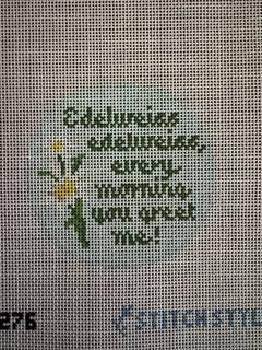 Edelweiss Round by Stitch Style Needlepoint (thumbnail)