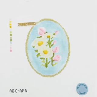 April Birth Flowers Cameo by Atlantic Blue Canvas (thumbnail)