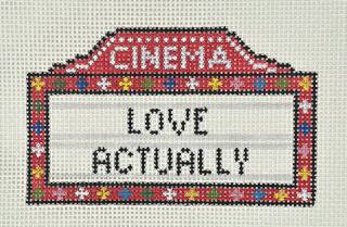 Marquee Love Actually by Blue Waters Needlepoint (thumbnail)