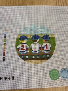 Baseball Boys Round by Atlantic Blue Canvas (thumbnail)
