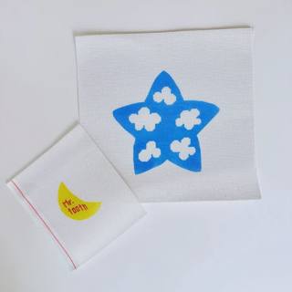 Blue Star Toothfairy Pillow Canvas by KCN Designers (thumbnail)
