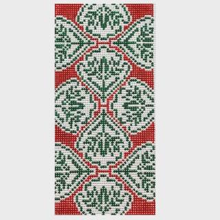 Red Medallion Eyeglass Case by Anne Fisher Needlepoint (thumbnail)