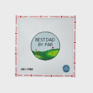 Best Dad by Par Round by Atlantic Blue Canvas (thumbnail)
