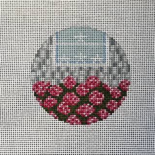 Maddie Sweet · Shingles and Stars Round Pink by The Gingham Stitchery (thumbnail)