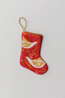Peace on Earth- Red Bauble Stocking Bauble Stockings ® by Bauble Stockings (thumbnail)