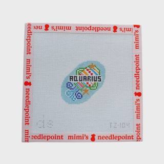 Aquarius Tag by Doolittle Stitchery (thumbnail)
