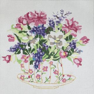 Teacup of Lilacs and Roses by Jean Smith Designs (thumbnail)