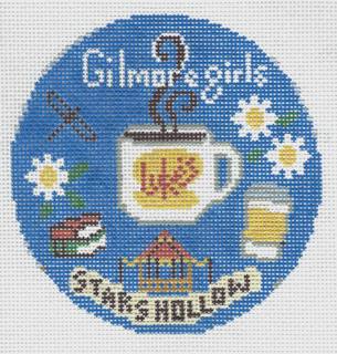 Gilmore Girls Symbols Round by Bexar Needleworks (thumbnail)
