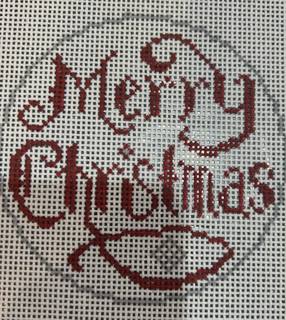 Script Merry Christmas round by Patricia Sone (thumbnail)