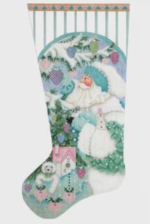 Winter White Santa Sock by Mary Lake Thompson (via Melissa Shirley) (thumbnail)