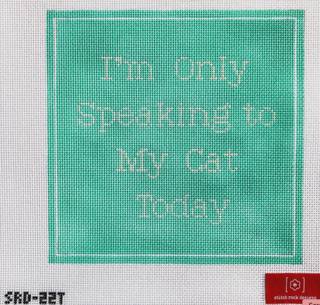 Stitch Rock Designs SRD-22T Speaking to My Cat Today Turquoise by Stitch Rock Designs (thumbnail)