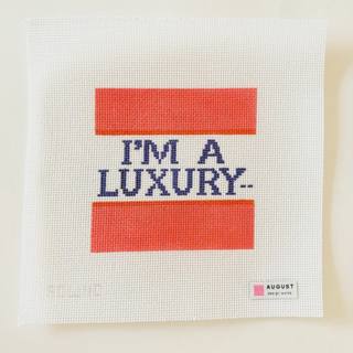 Diana "I'm A Luxury" - Needlepoint Canvas by August Design Works (thumbnail)