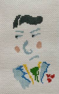 Petite Face - Green Tile 18P-B by Plum Designs (thumbnail)