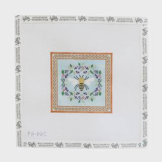 Bee on Blue Coaster FS-22C by Funda Scully (thumbnail)