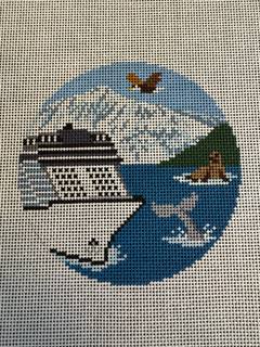 Alaskan Cruise Round by Lauren Bloch Designs (thumbnail)