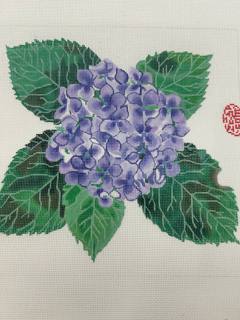 Hydrangea Malpas - GM by Kate Dickerson Needlepoint Collections (thumbnail)