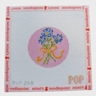 Floral Bouquet Round - Orchid by POP! Needle Arts (thumbnail)