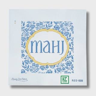 Floral Mahj Canvas by Alice Peterson (thumbnail)