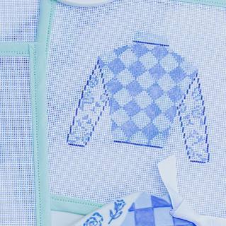 Kentucky Derby - Jockey Silk by Stitch Style Needlepoint (thumbnail)