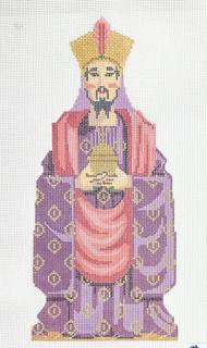 wiseman purple, holy family nativity set by Labors of Love (thumbnail)