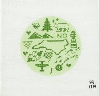 North Carolina Icons by Ivy Thread Needlepoint (thumbnail)