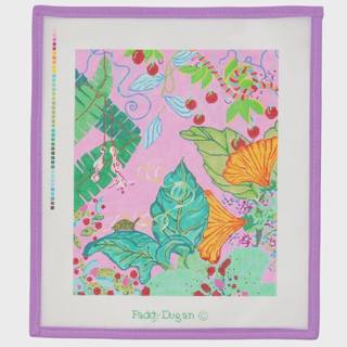 Tropical Floral on Pink by Paddy Dugan (thumbnail)